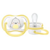 Chupeta - Philips - Avent - Ultra Air Avent - Pinguim - Amarelo - 0-6 meses