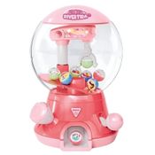 Brinquedo Mini Maquina Garra Divertida Rosa DM Toys