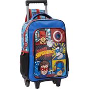 Mochilete Superhero - MIM6335-C - Yepp -  AZUL/VERMELHO