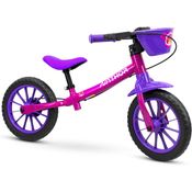 Bicicleta Infantil Equilíbrio Feminina - Aro 12 - Nathor