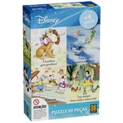 Puzzle Infantil 60 Peças - Grow -  MUNDO DISNEY SDI