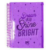 Caderno Espiral Capa Dura 10x1 - 160 Folhas Bubble - Dac ROXO