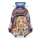 Mochilete Escolar Barbie - IC39132BB - Luxcel -  AZUL