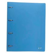 Fichário 04 Argolas - 96 Folhas - ACP -  AZUL