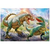 Puzzle 200 Peças - Grow - BATALHA DOS DINOSSAUROS