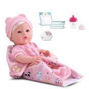 Boneca Reborn Diver New Born Premium com Cabelo - Divertoys -
