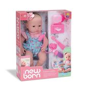 Boneca Bebê Diver New Born Primeiros Cuidados - Divertoys -