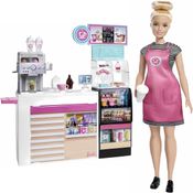 Plaset Boneca Barbie - Cafeteria - Mattel -