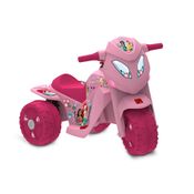 Moto Elétrica - Disney - Princesas - 6V - Rosa - Bandeirante