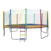 Cama Elástica Pula Pula 4,27m 6 Pés Lona Colorida PapiBrink