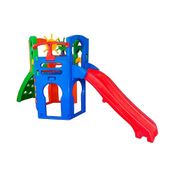 Playground Premium Prata Freso com Escorregador e Escalada