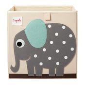 Cesto Organizador Quadrado Elefante 3 Sprouts