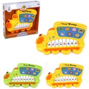 Teclado Trenzinho Musical - Cores Sortidas - Wellkids