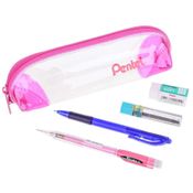 Kit Estojo Pencase - Pentel - ROSA