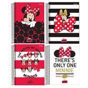 Caderno Espiral Capa Dura 10x1 - 160 Folhas - StarSchool - MINNIE