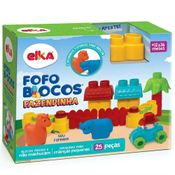 Blocos de Encaixar para Bebê Fofo Blocos Fazendinha Elka