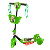 Patinete com Cesta Infantil - 3 Rodas - DM Toys -   DINOSSAURO