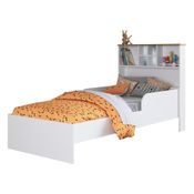 Cama Infantil com Nichos para Colchão 188x88cm Multimóveis CR40069