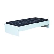 Cama Solteiro Multimóveis CR40016 Branco Acetinado