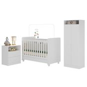 Quarto Infantil Completo Ariel Multimóveis Branco