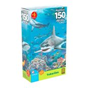 Quebra-Cabeça - 150 Peças - Tubarões - Grow