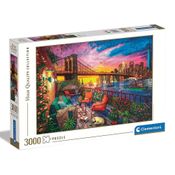 Puzzle 3000 Peças Pôr-do-sol na Varanda - Clementoni - Imp.