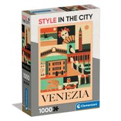 Puzzle 1000 Peças Poster Veneza - Clementoni - Imp