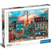 Puzzle 1000 Peças Rua Parisiense - Clementoni