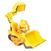 Conjunto de Carrinho com Figura - Patrulha Canina - Escavadeira do Rubble - Sunny