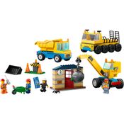 LEGO City - Caminhões de Construção e Guindaste com Bola de Demolição