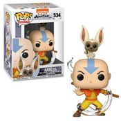 Boneco De Vinil - Funko - POP Animation - Avatar - Aang Com Momo - Candide