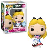 Boneco Funko POP! Disney - Alice com Chá