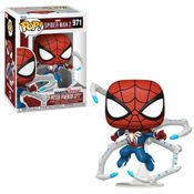 Boneco de Ação - Funko Pop - Games - Spiderman - Peter Parker - Advanced Suit 2.0 - Candide