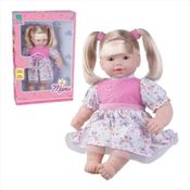 Boneca Infantil para Meninas Manu Fala Frases - 460 Super Toys