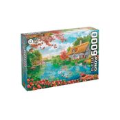 Quebra-cabeça - 6000 peças - Recanto das flores