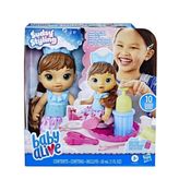 Baby Alive - Boneca Sudsy Styling - Morena F5113 - Hasbro