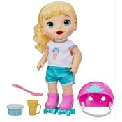 Boneca - Baby Alive - Patinadora - Roller Skate - Loira