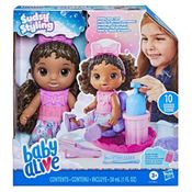 Boneca Baby Alive Sudsy Styling Negra 30cm - F6147 - Hasbro