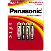 Pilha Alcalina AAA C4 - Panasonic