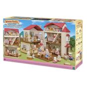 Sylvanian Casa Telhado Vermelho Sótão Secreto - Epoch Magia