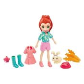 Polly Pocket Boneca Lila Com Bichinho - GDM11 - Mattel