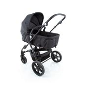 Carrinho de Bebê Travel System Poppy Duo Preto Mescla com Bebê Conforto - Cosco Kids