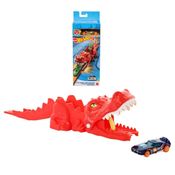 Hot Wheels City Lançador de Dinossauro 3+ GVF41 Mattel