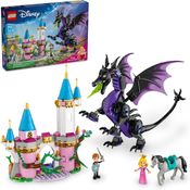 Lego Disney Castelo Aurora e Forma Dragao Malevola 43240