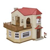 Playset - Sylvanian Families - Casa Telhado Vermelho - Sótão Secreto - Epoch