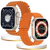 RELOGIO SMARTWATCH INTELIGENTE S9 LARANJA - KHOSTAR