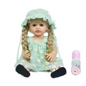 Bebe Reborn Menina Boneca 100% Silicone - Luna