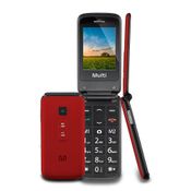 Celular Flip Vita Multilaser Dual Chip MP3 vermelho - P9021 P9021