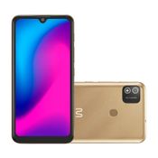 Smartphone Multilaser G 2 4G 32GB  Tela HD 6.1 pol. Dual Chip 2GB RAM Câmera 8MP + 5MP Android 11 - Dourado - P9155OUT [Reembalado] P9155OUT