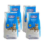 Pack 4x Areia para Gatos 3,6kg White Blue - PP439 PP439